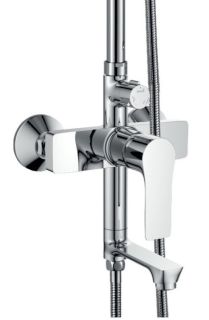 Душевая стойка Haiba HB2415 хром